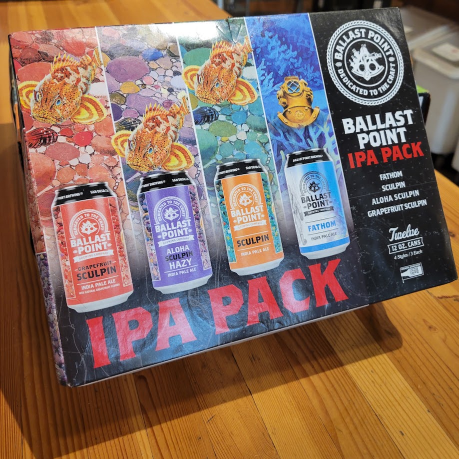 Ballast Point IPA Mix Pack (12pk) Ballast Point Brewing Co. Online Store